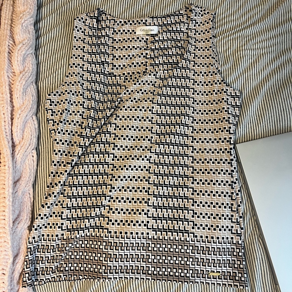 Calvin Klein patterned tank top